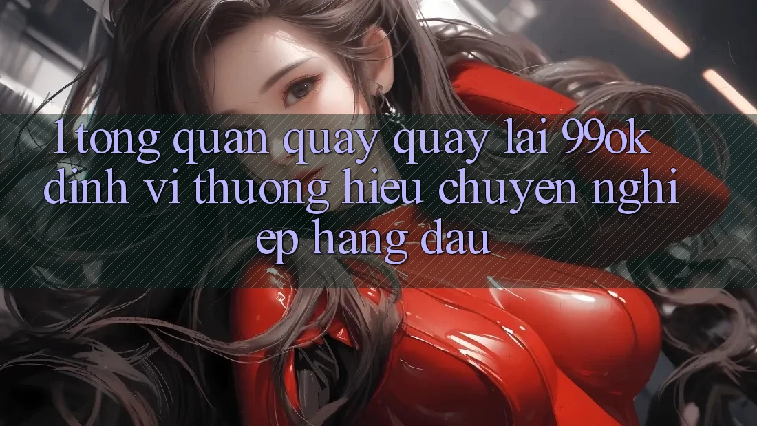1. Tổng Quan Quay quay lại 99ok: Định Vị Thương Hiệu Chuyên nghiệp Hàng Đầu 1. Tổng Quan Quay quay lại 99ok: Định Vị Thương Hiệu Chuyên nghiệp Hàng Đầu