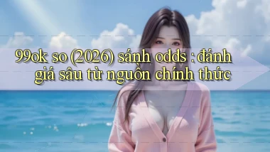 99ok so (2026) sánh odds đánh giá sâu từ nguồn chính thức