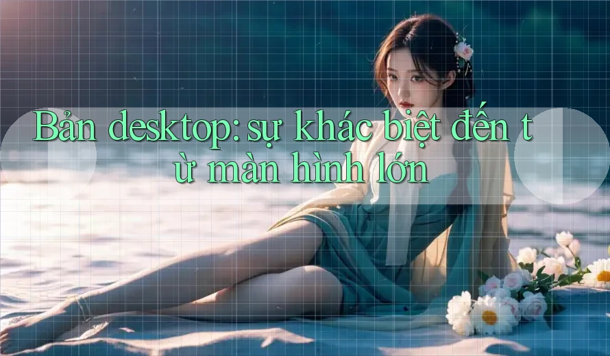 Bản desktop: sự khác biệt đến từ màn hình lớn