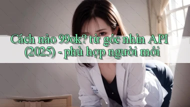 Cách nào 99ok từ góc nhìn API (2025)   phù hợp người mới