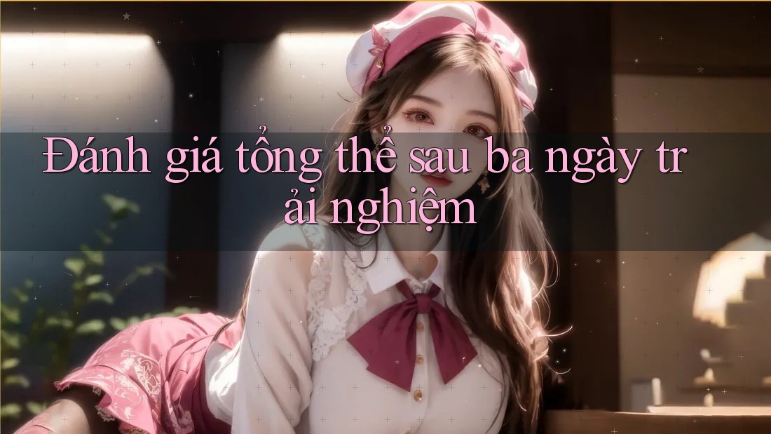 Đánh giá tổng thể sau ba ngày trải nghiệm