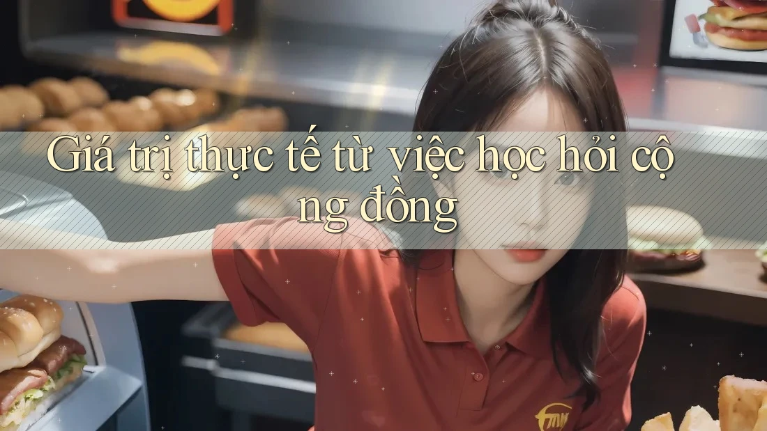 Giá trị thực tế từ việc học hỏi cộng đồng Giá trị thực tế từ việc học hỏi cộng đồng