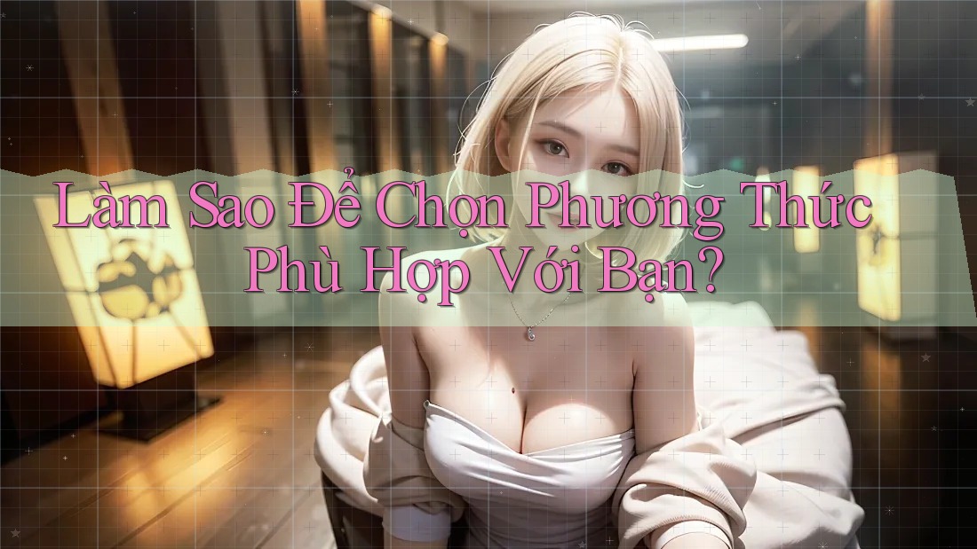 Làm Sao Để Chọn Phương Thức Phù Hợp Với Bạn?
