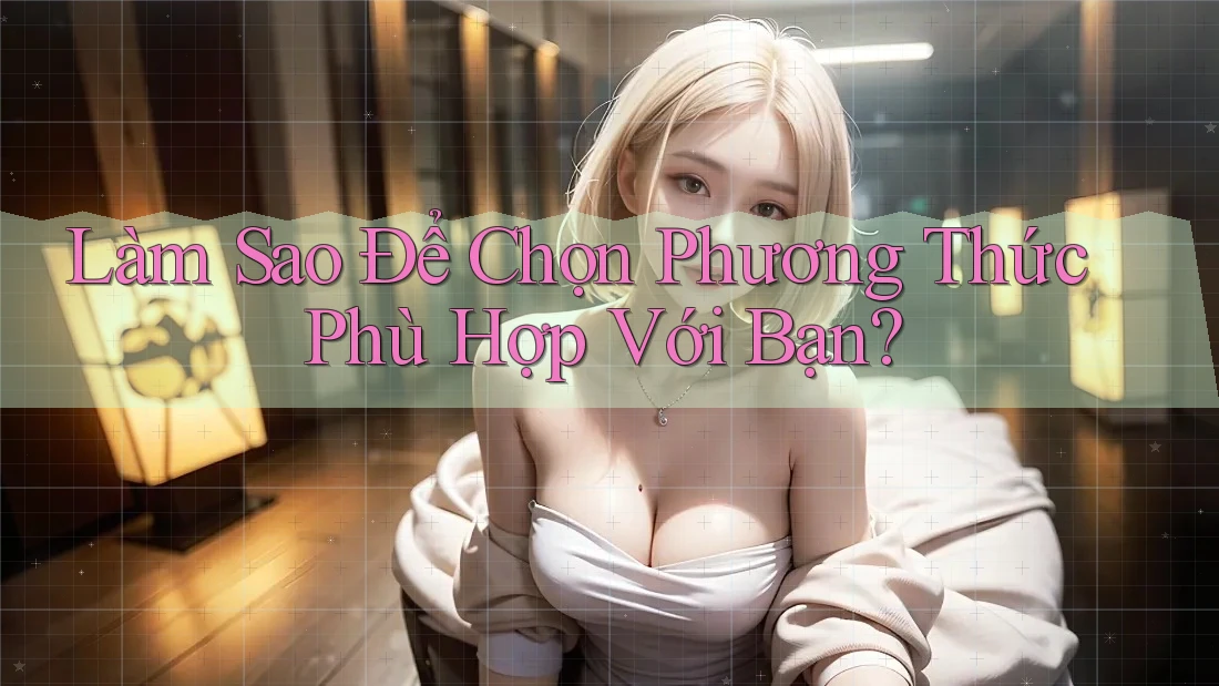 Làm Sao Để Chọn Phương Thức Phù Hợp Với Bạn?