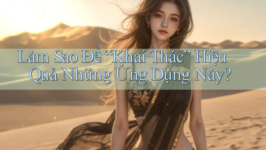 Làm Sao Để “Khai Thác” Hiệu Quả Những Ứng Dụng Này? Làm Sao Để “Khai Thác” Hiệu Quả Những Ứng Dụng Này?