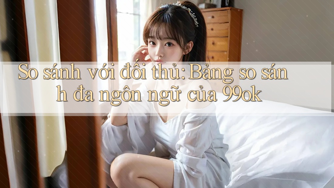 So sánh với đối thủ: Bảng so sánh đa ngôn ngữ của 99ok So sánh với đối thủ: Bảng so sánh đa ngôn ngữ của 99ok